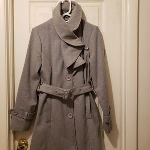 Gray Beauty Pea Coat